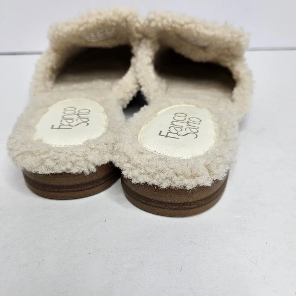 Franco Sarto Mules Fleece Shoes Size 10 M Heel To Toe 11.5" - Picture 8 of 13